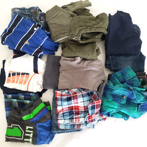 Lot of Boy SIZE 2T Clothes 16 PIECES Assorted Box Back to School Playdate Casual
